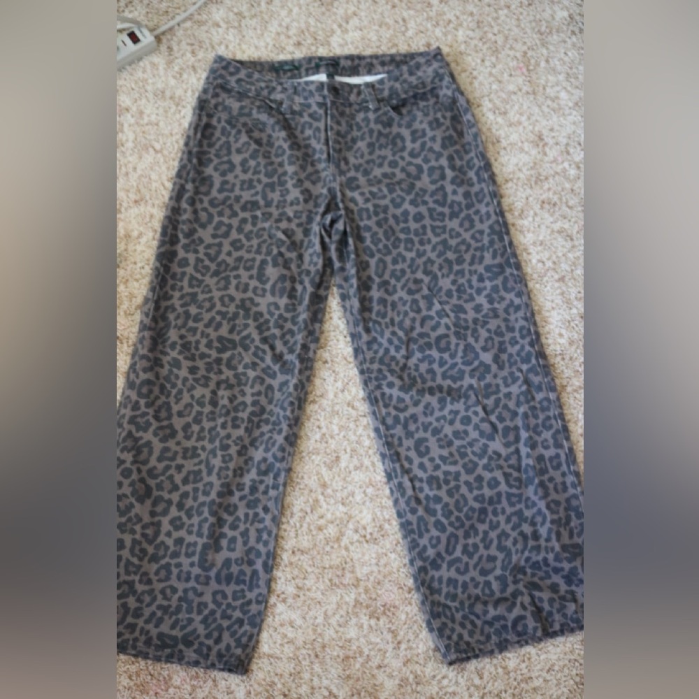 Wild Fable Brown Animal Print Pants